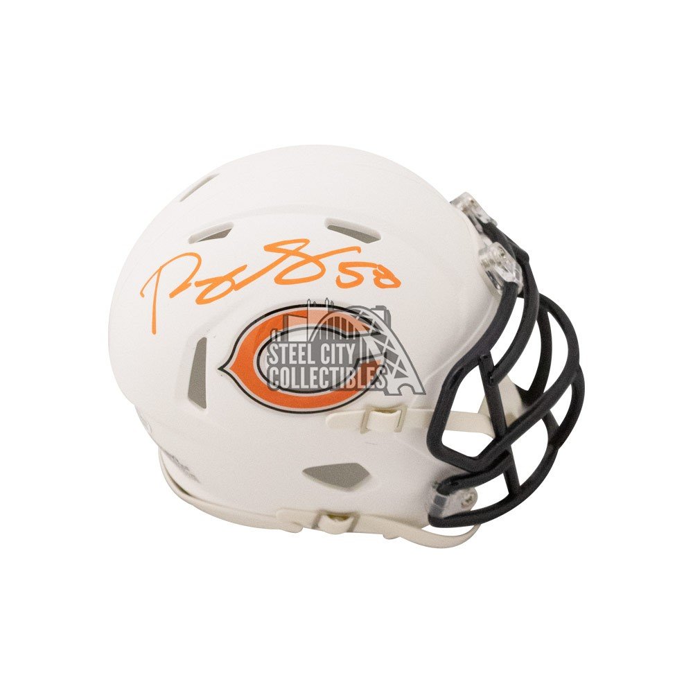 ROQUAN SMITH SIGNED AUTOGRAPHED CHICAGO BEARS MINI HELMET