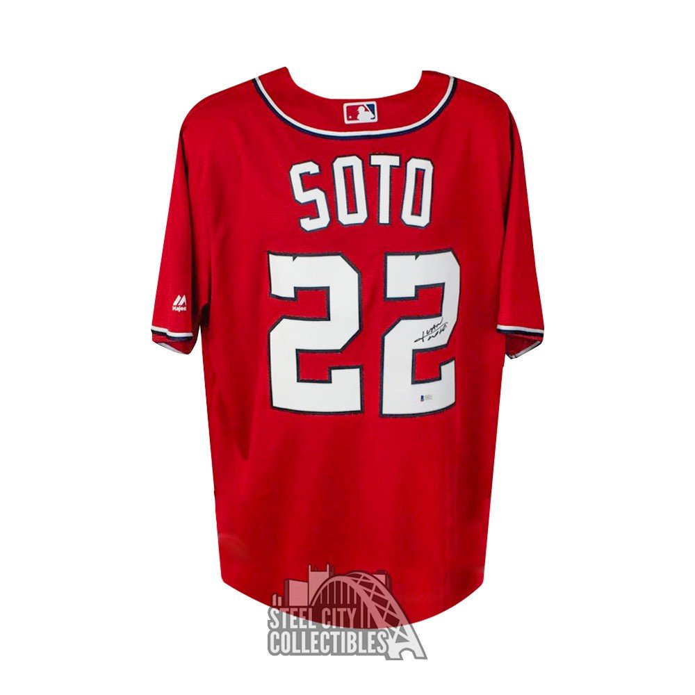 MLB Youth Foundation Golf Auction - Juan Soto Autographed Nationals Red  Alternate Jersey