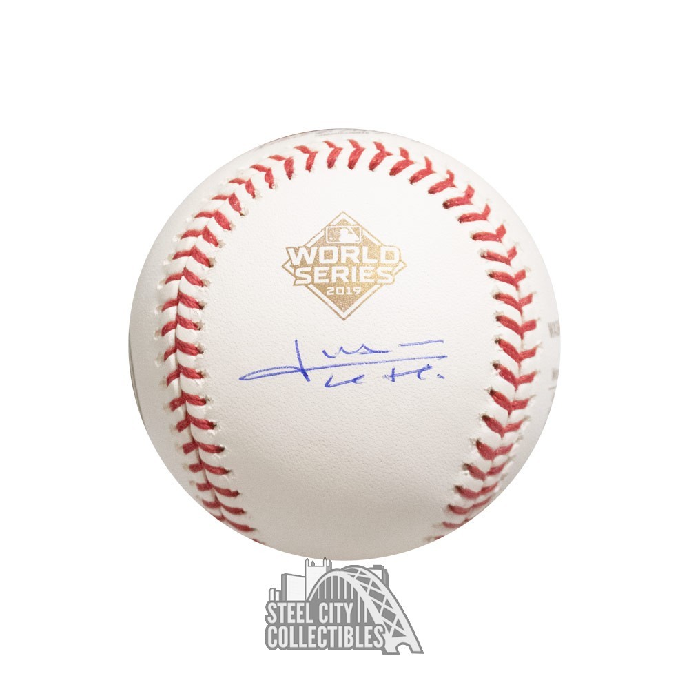 Juan Soto Autographed Washington Nationals Red Majestic Baseball Jersey -  BAS COA