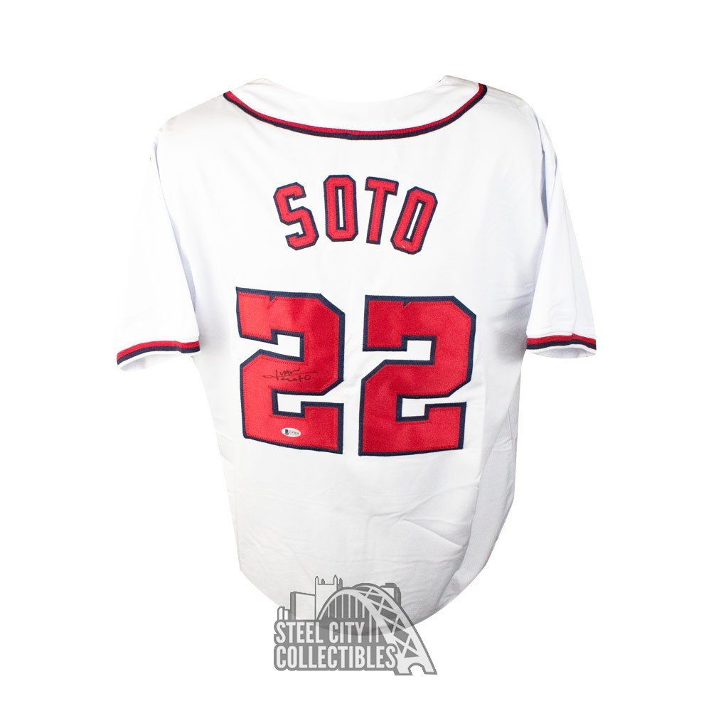 Juan Soto Autographed Washington Nationals Nike Baseball Jersey - JSA COA