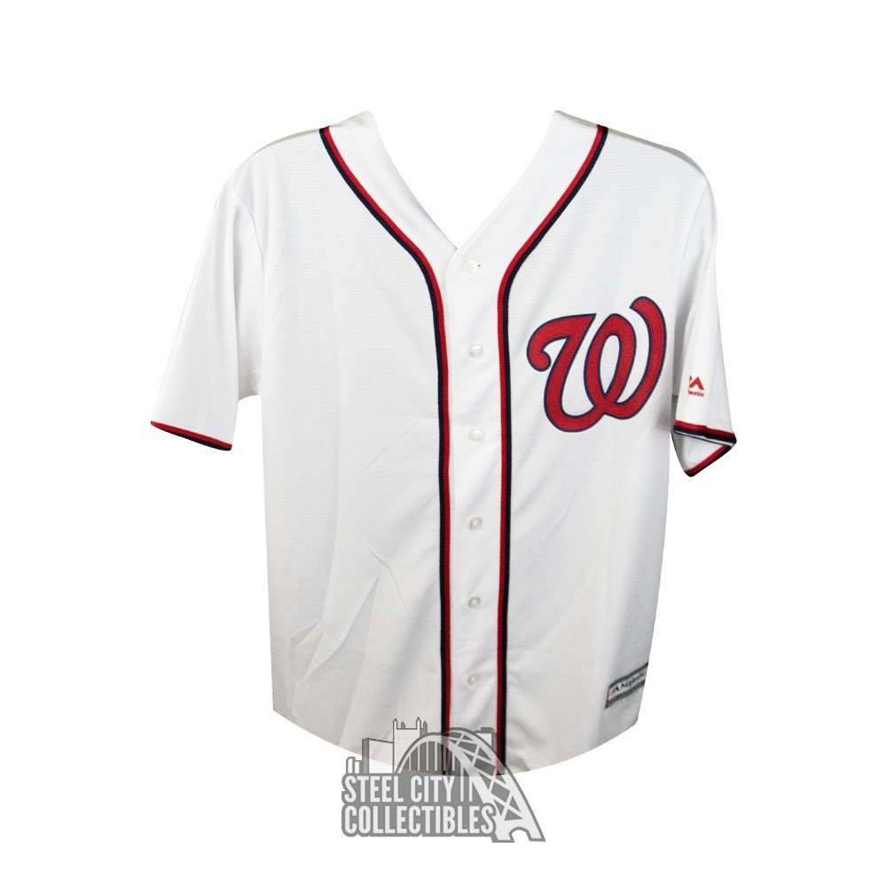 Juan Soto Autographed Game Used MLB Authenticated Jersey from