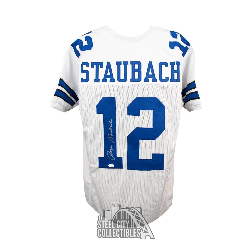 roger staubach autographed jersey