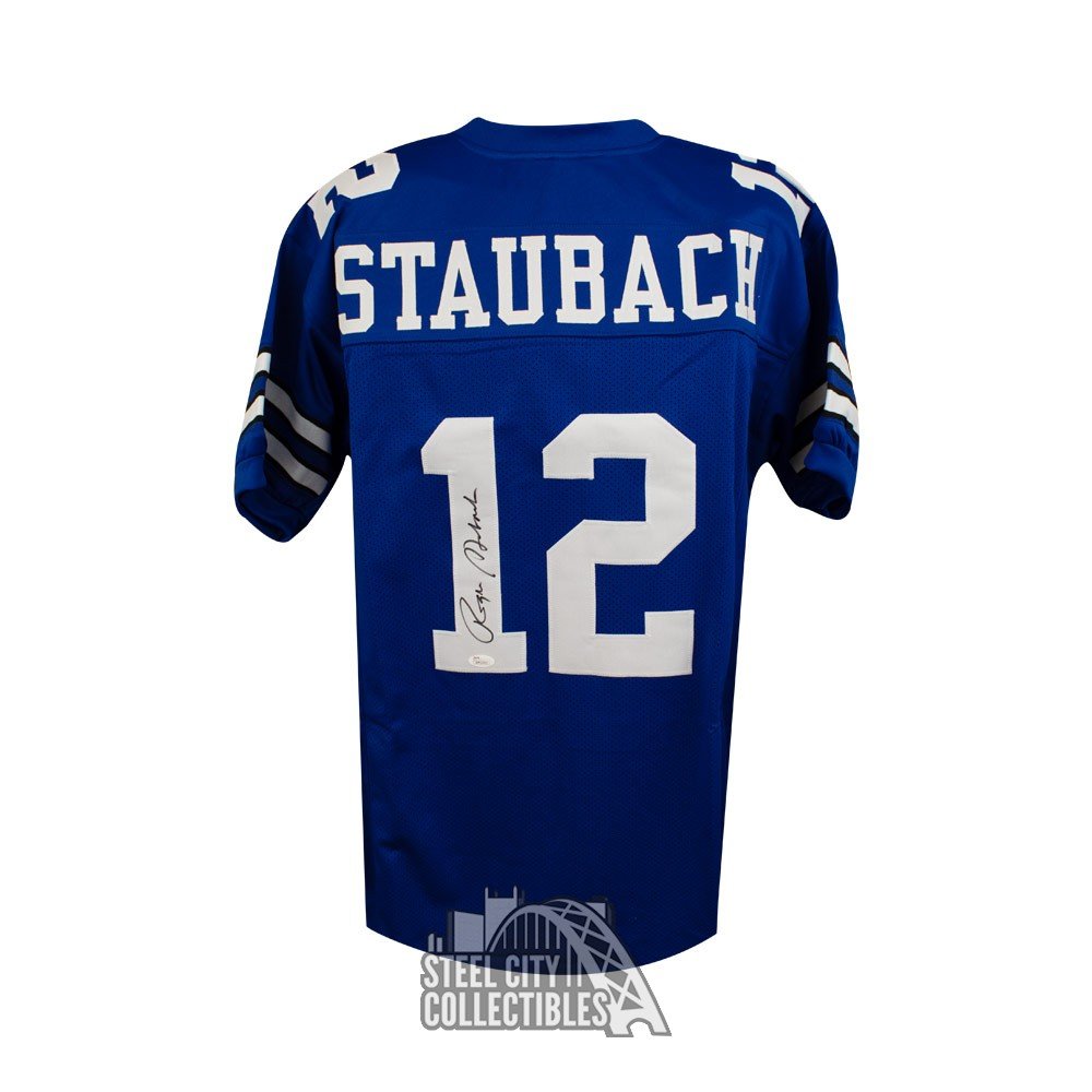 Roger Staubach Signed Cowboys Jersey (JSA)