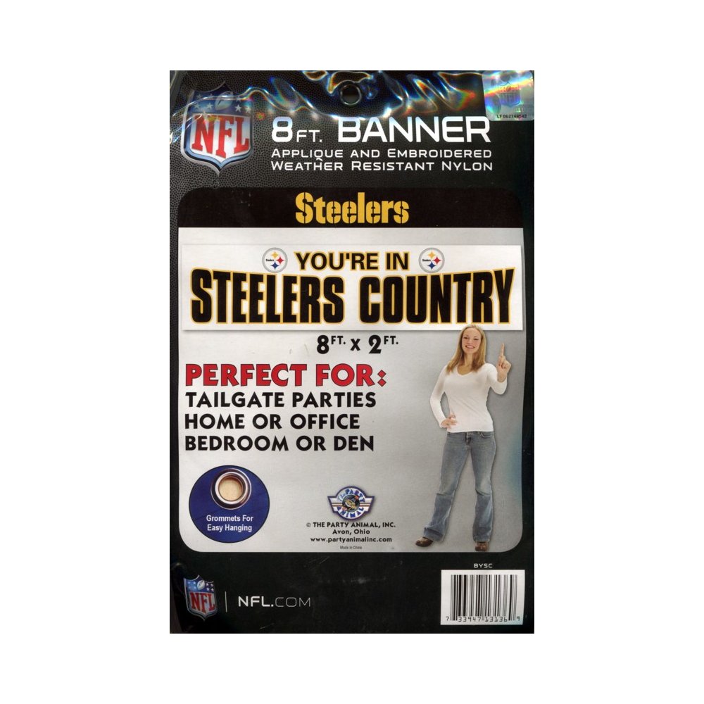 Pittsburgh STEELERS COUNTRY Football Flag or Banner New