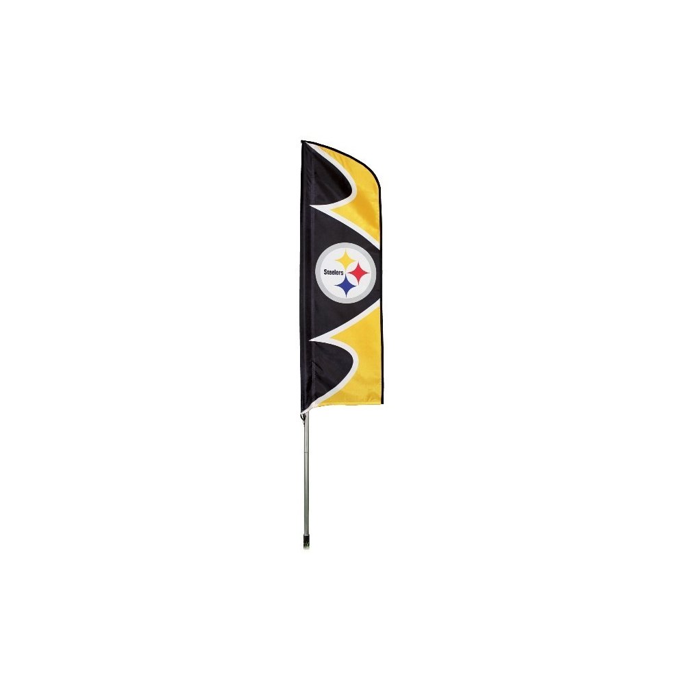 NFL Philadelphia Eagles Unisex Pittsburgh Steelers Flag sign, Team Color, 6  x 12