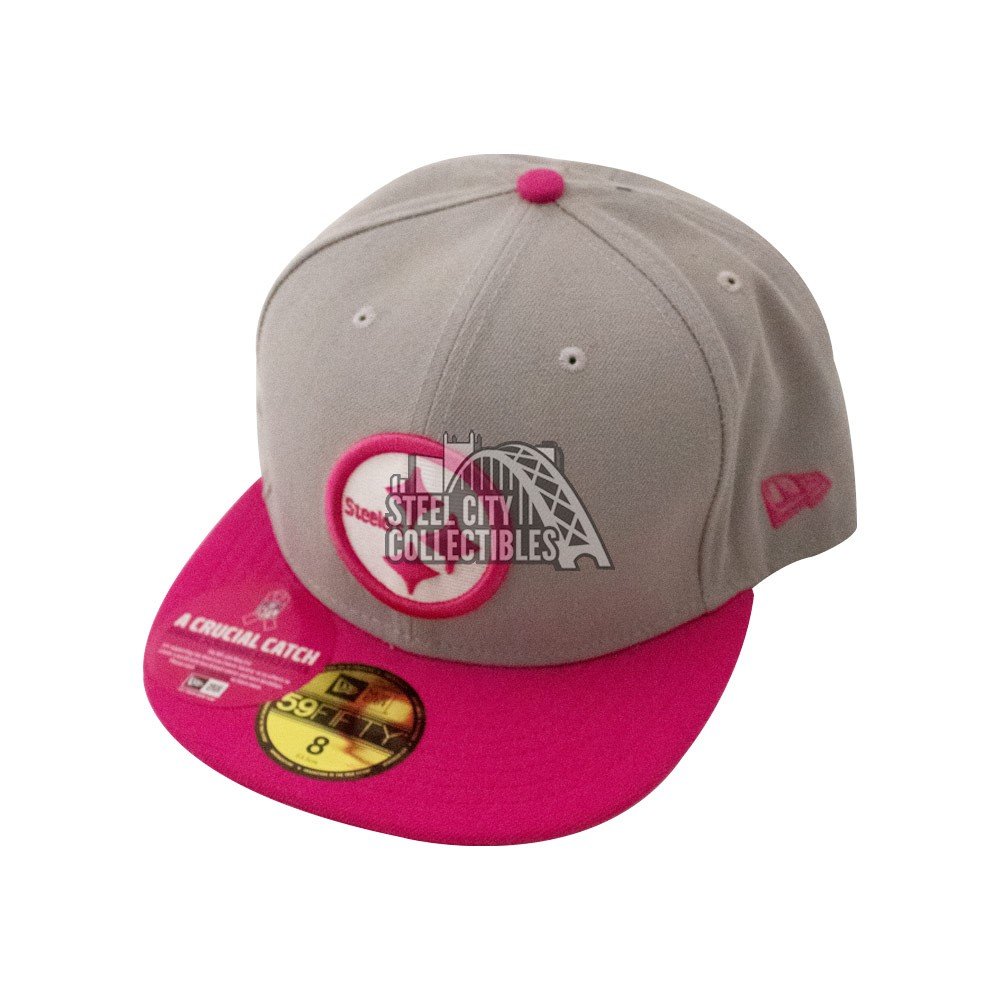 pink steelers hat