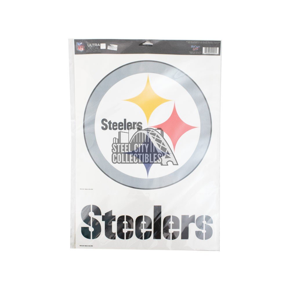 Pittsburgh Steelers Decal 8x8 Die Cut Color