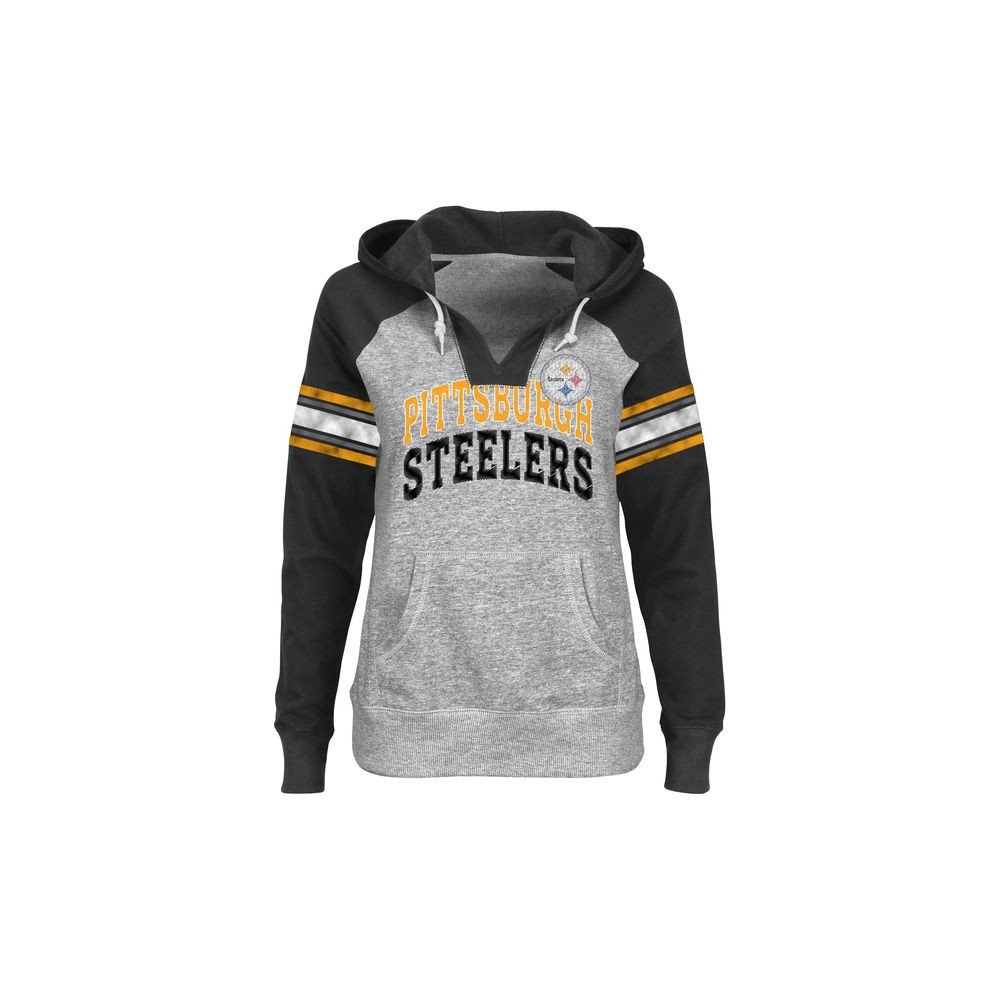 Pittsburgh Steelers NFL Intimidating V Full-Zip Hooded