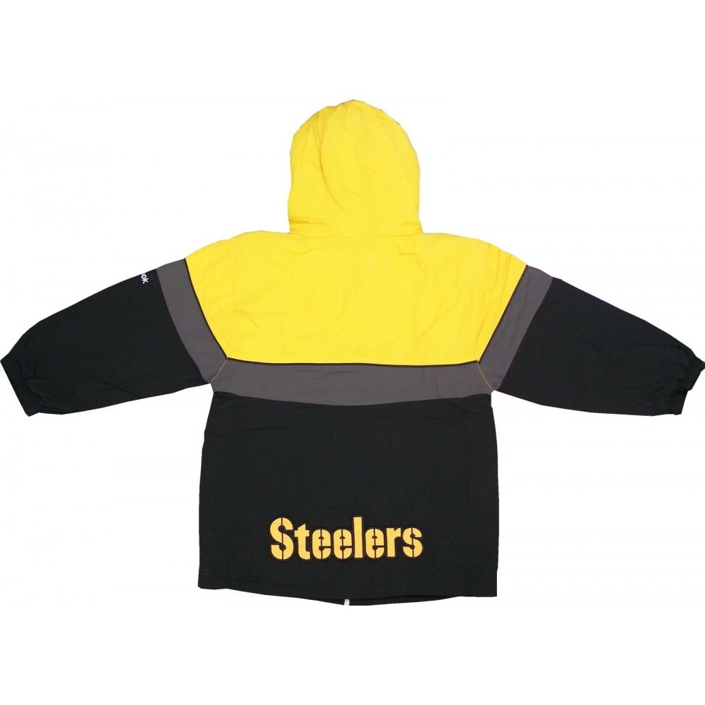 Reebok Steelers hoodie . NFL reebok hoodie Black