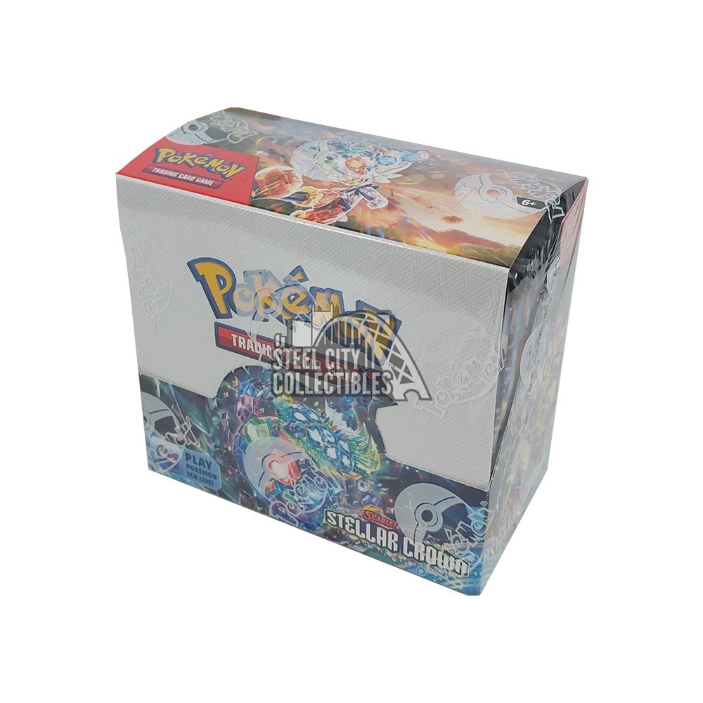 Pokemon Scarlet &amp; Violet Stellar Crown Booster Box | Steel City 