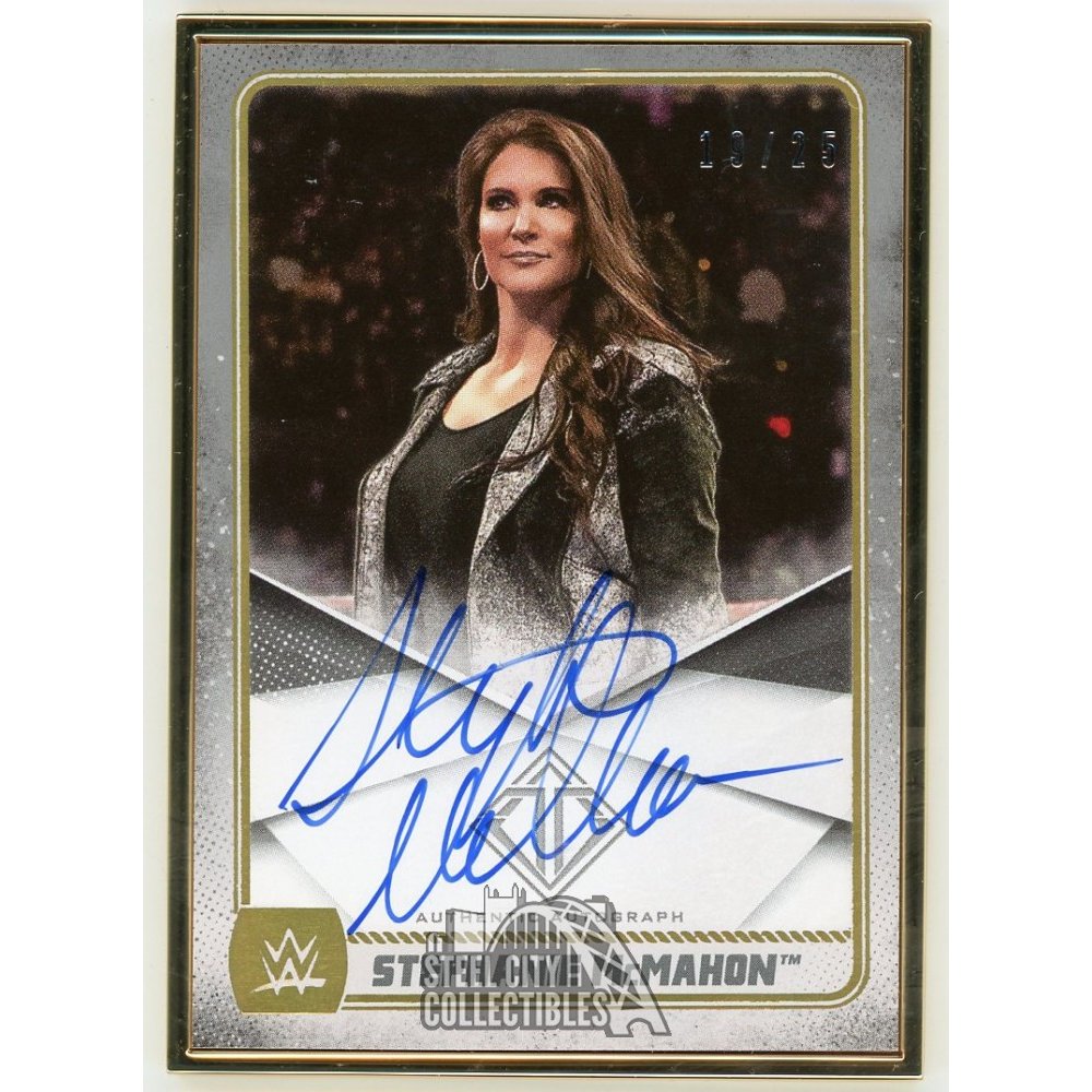 Stephanie McMahon 2020 Topps Transcendent WWE Autographed Card /25 ...