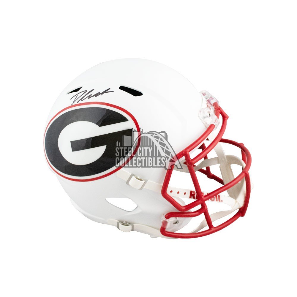 signed georgia bulldogs helmet