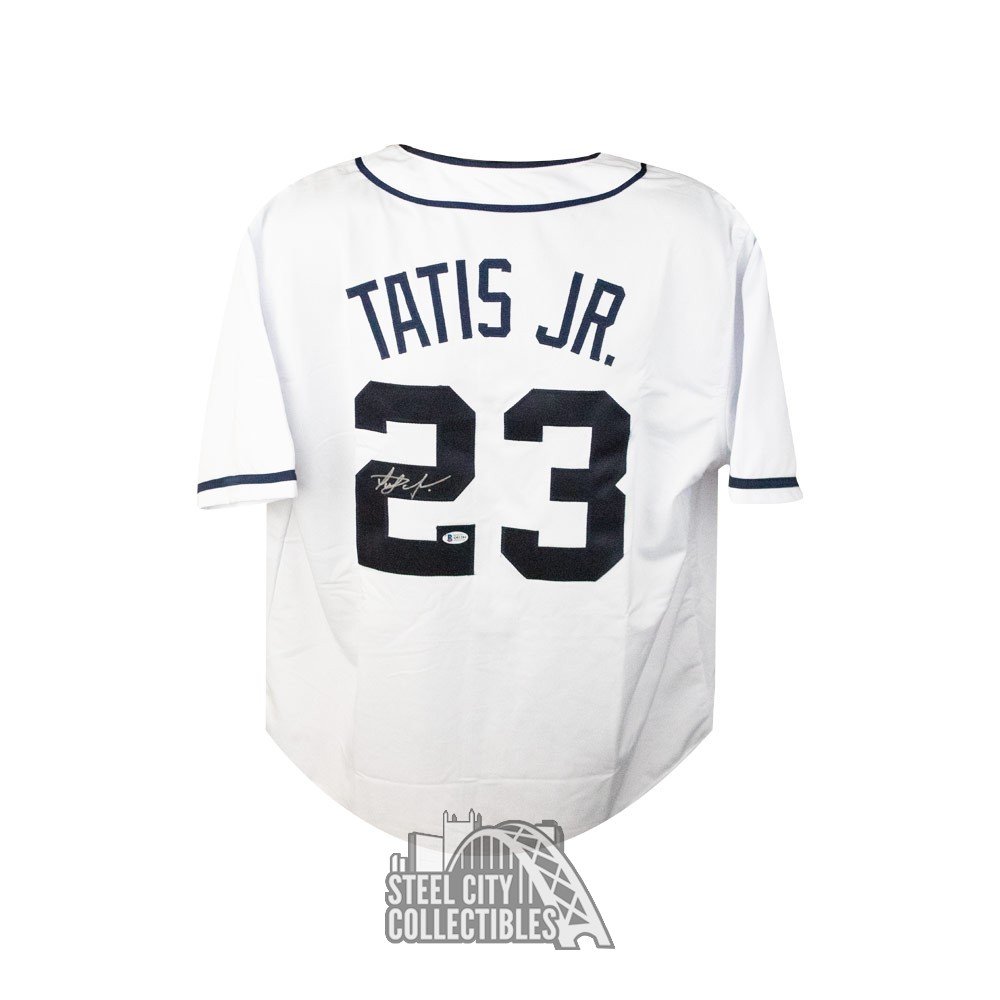 Fernando Tatis Jr Autographed San Diego Custom White Baseball