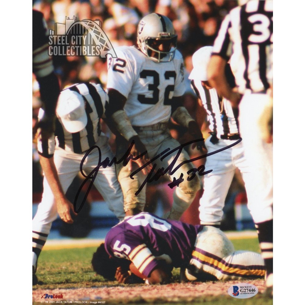 JACK TATUM  Oakland Raiders 1976 Away Wilson Throwback NFL