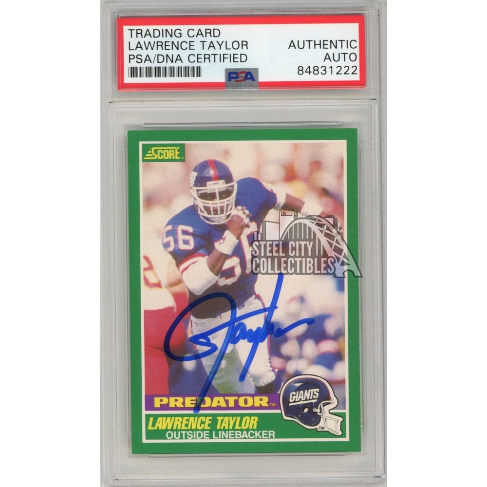 NFL Lawrence Taylor Signed Trading Cards, Collectible Lawrence Taylor  Signed Trading Cards