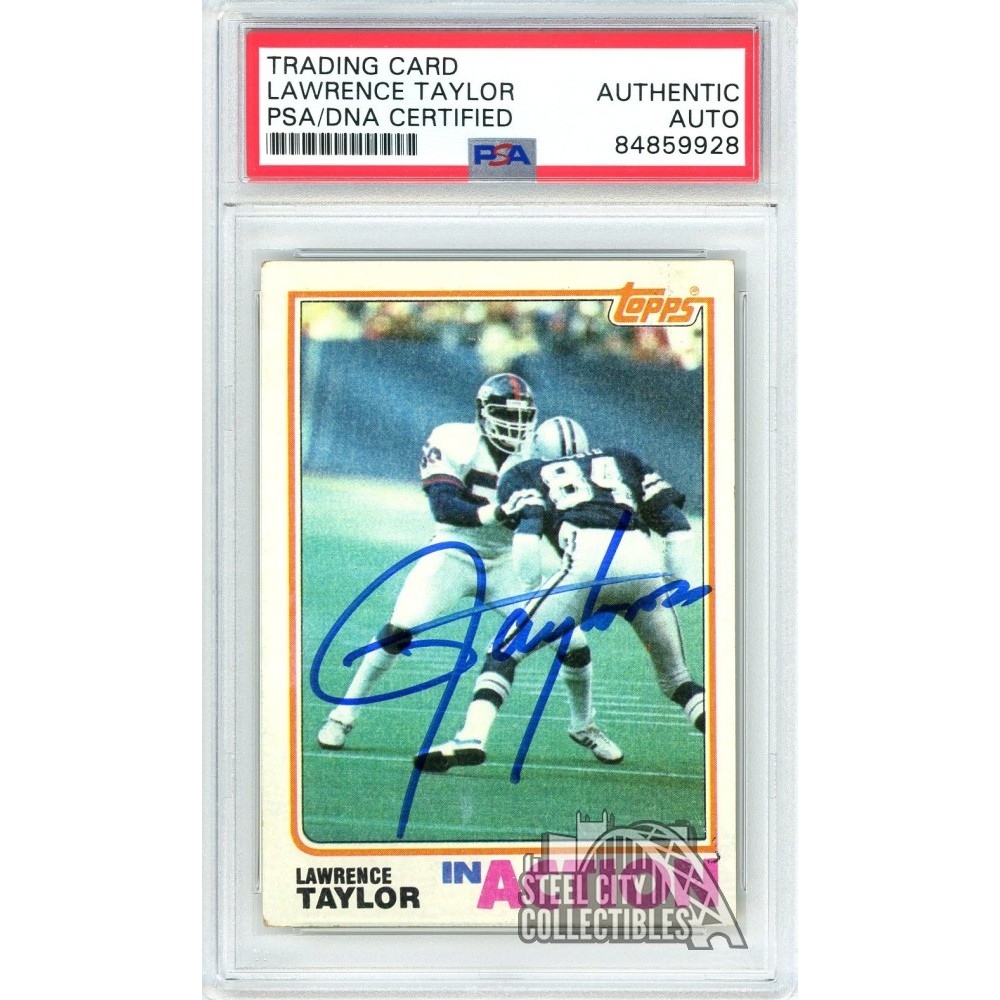 Lawrence Taylor Signed Authentic Autographed Memorabilia