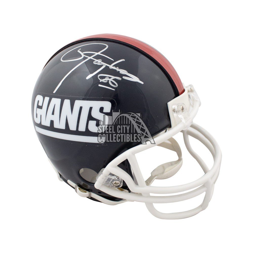 Lawrence Taylor Signed NY Giants Mini Football Helmet - CharityStars