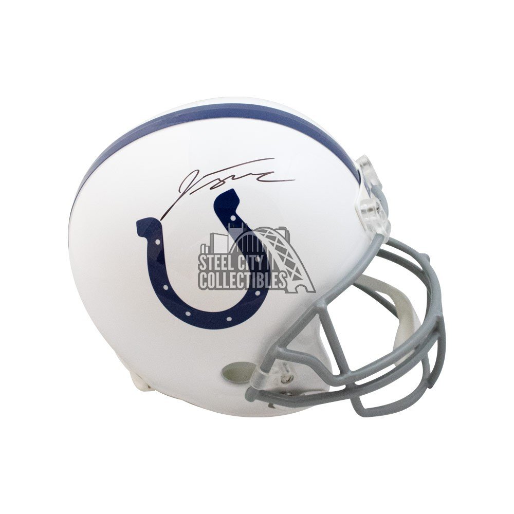 Signature Collectibles PEYTON MANNING AUTOGRAPHED HAND SIGNED INDIANAPOLIS  COLTS FULL SIZE AUTHENTIC HELMET