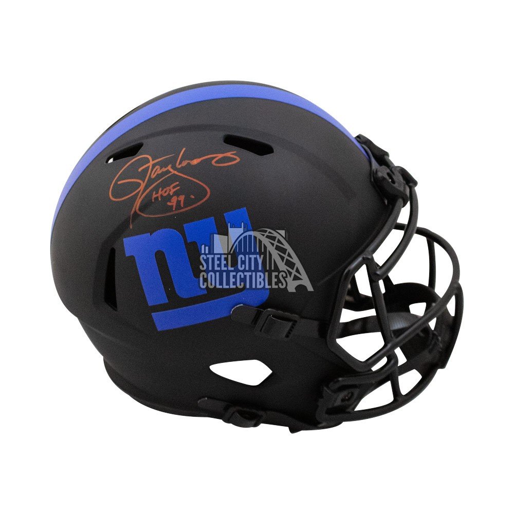 Lawrence Taylor Autographed New York Giants Logo Football - JSA