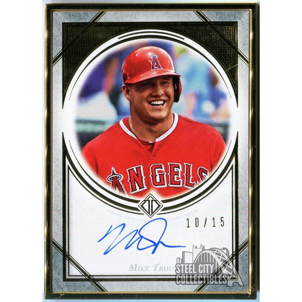 MIKE TROUT AUTOGRAPHED 2019 AUTHENTIC PLAYERS' WEEKEND NICKNAME