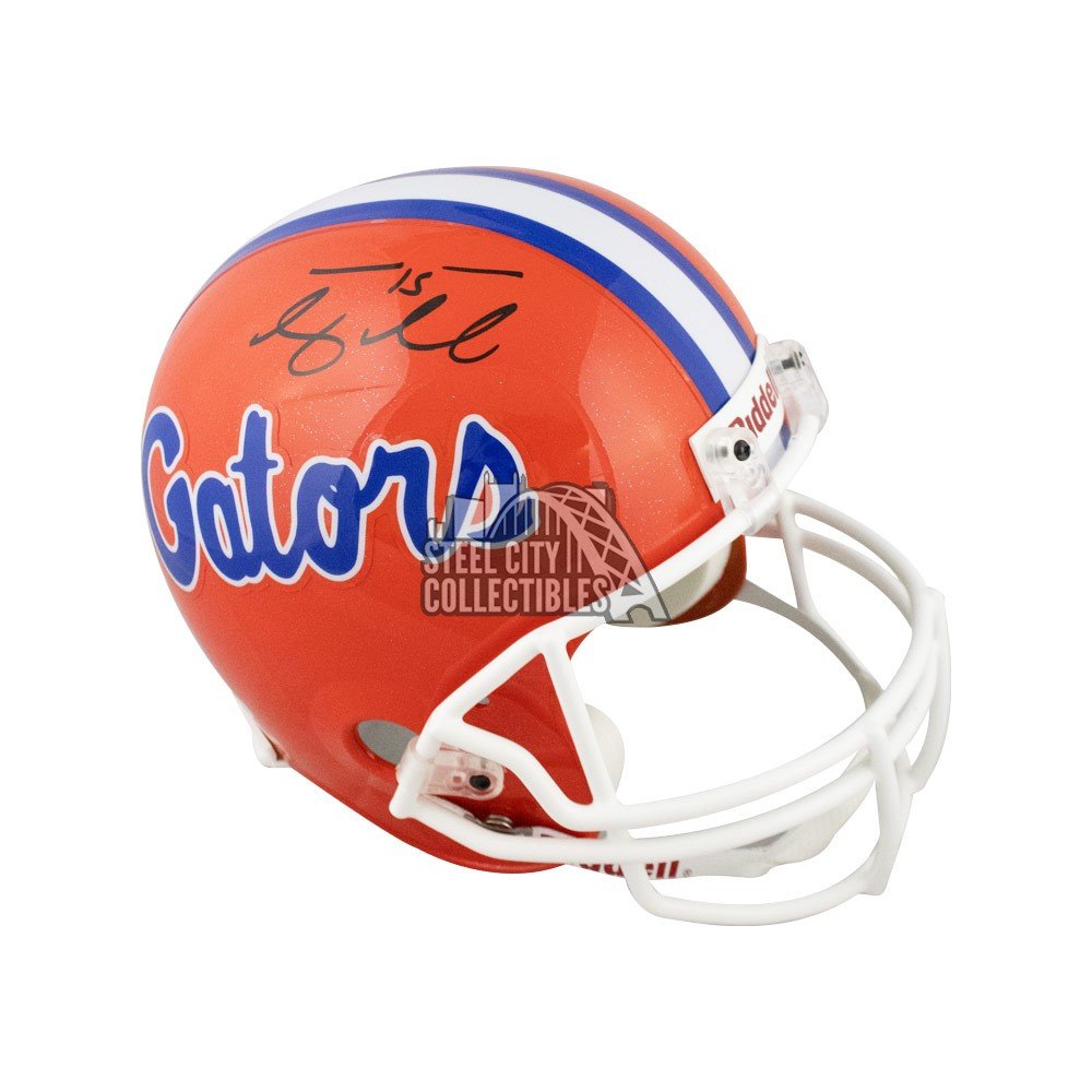 Tim Tebow Autographed Florida Gators Full-Size Football Helmet - BAS COA