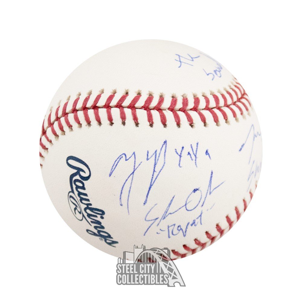 The Sandlot Cast Autographed The Sandlot Official MLB Baseball - BAS COA