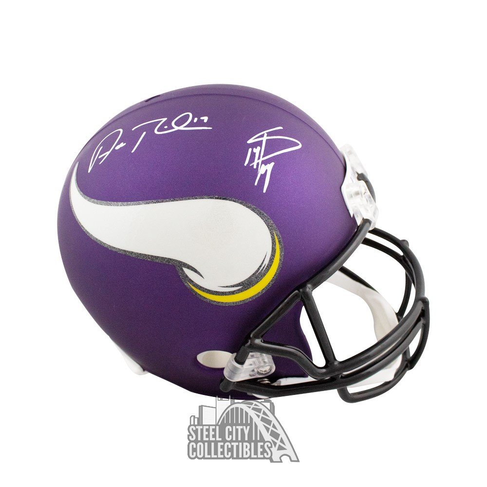 Stefon Diggs Signed Vikings Full-Size Helmet (JSA)