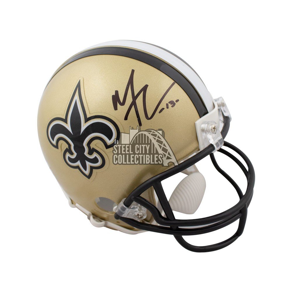 Michael Thomas Autographed New Orleans Saints Mini Football Helmet - JSA COA