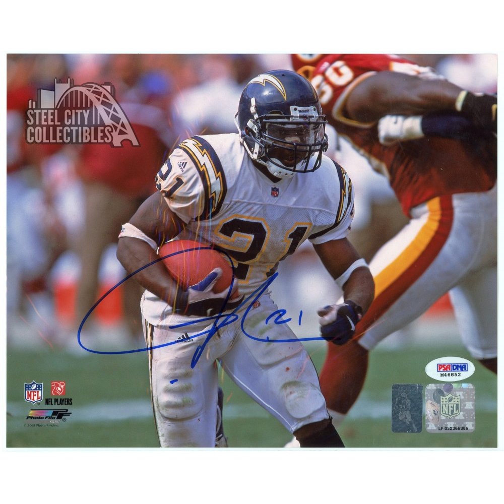 LaDainian Tomlinson San Diego Chargers Autographed Flag 8x10 Photo -  Maverick Autographs and Collectibles