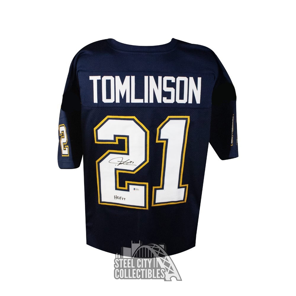 LaDainian Tomlinson HOF 17 Autographed Custom Football Jersey - BAS COA ...