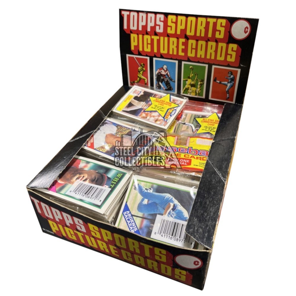 Vintage 1984 Topps Baseball Card Rack Pack - collectibles - by owner - sale  - craigslist