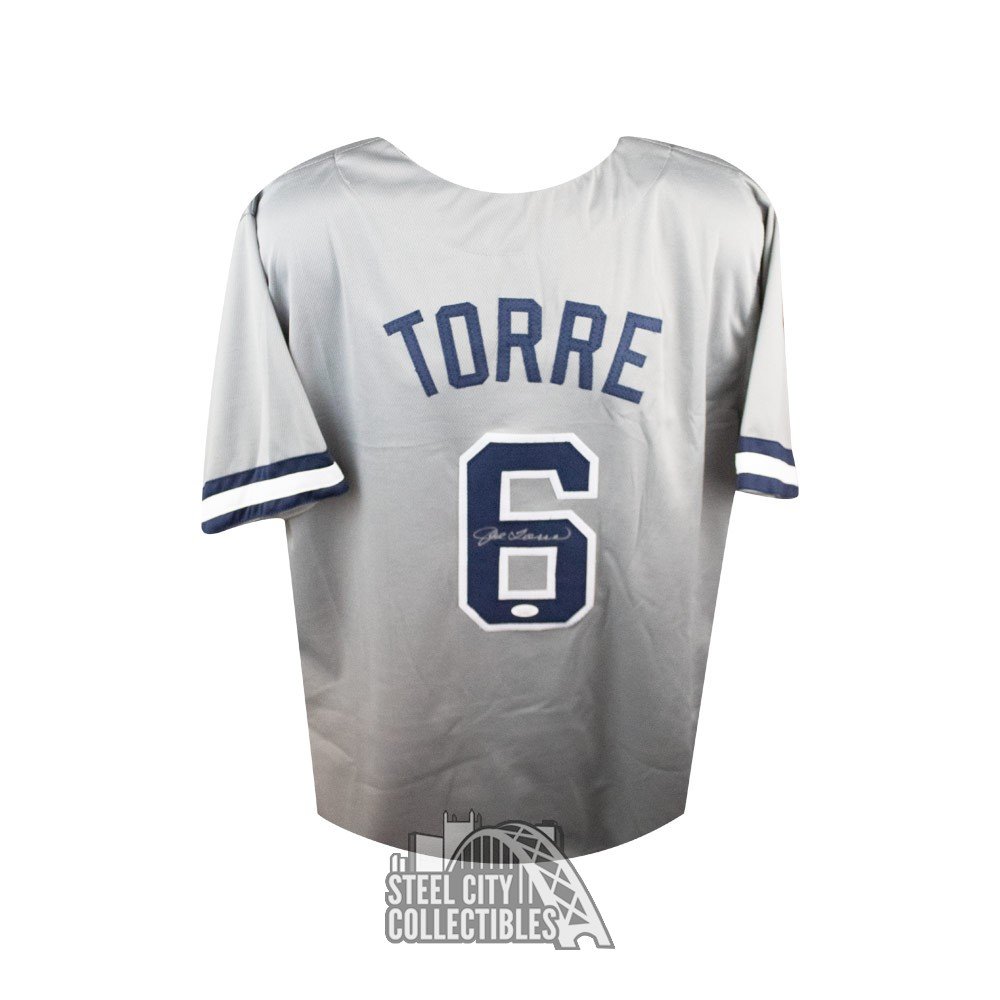 Joe Torre Autographed New York Custom Baseball Jersey - JSA COA