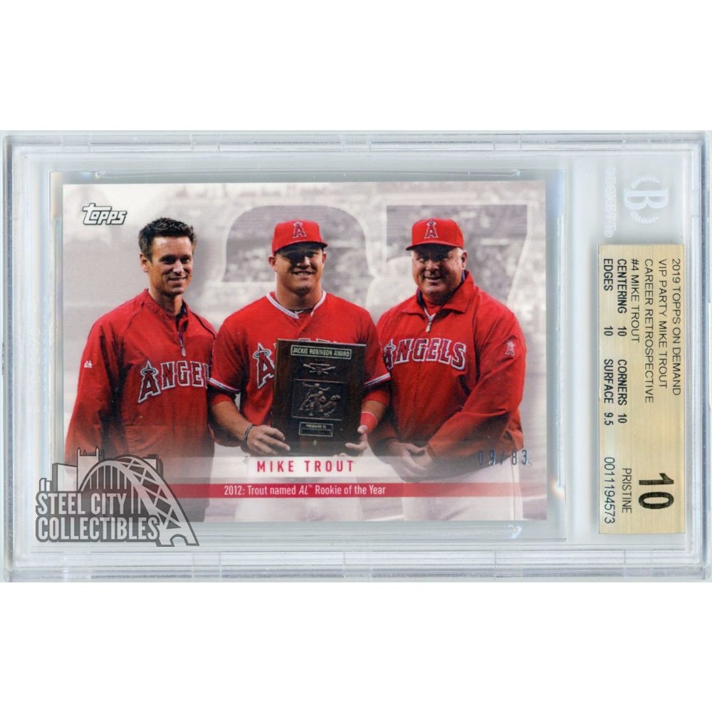 日本未発売】 2022 topps mlb pristin mike trout 50シリアル Baller