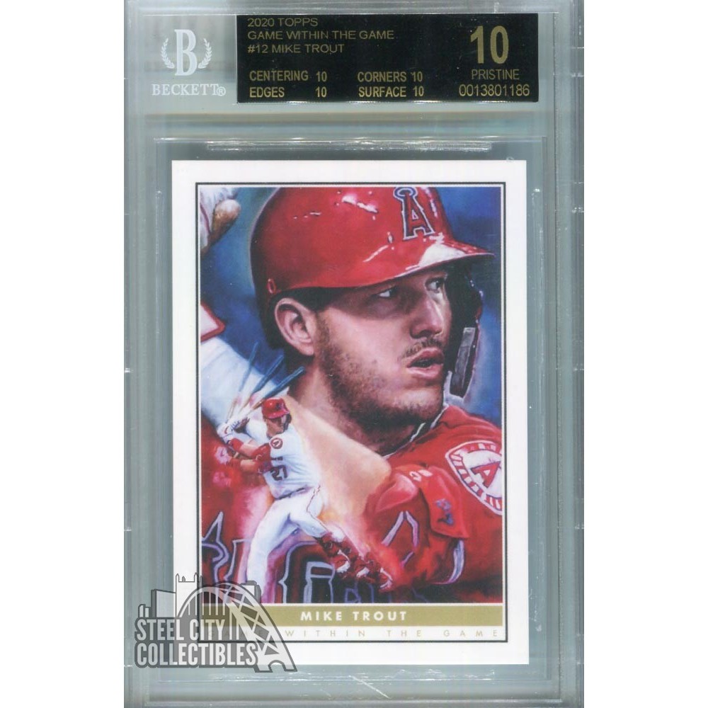 Mike Trout 2020 Topps Baseball Card #1 Graded PSA 10