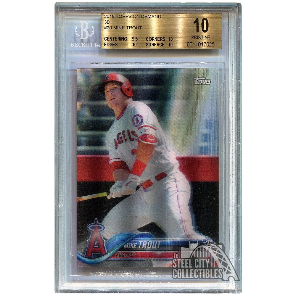 Auction Prices Realized Baseball Cards 2018 Topps Mike Trout WHITE