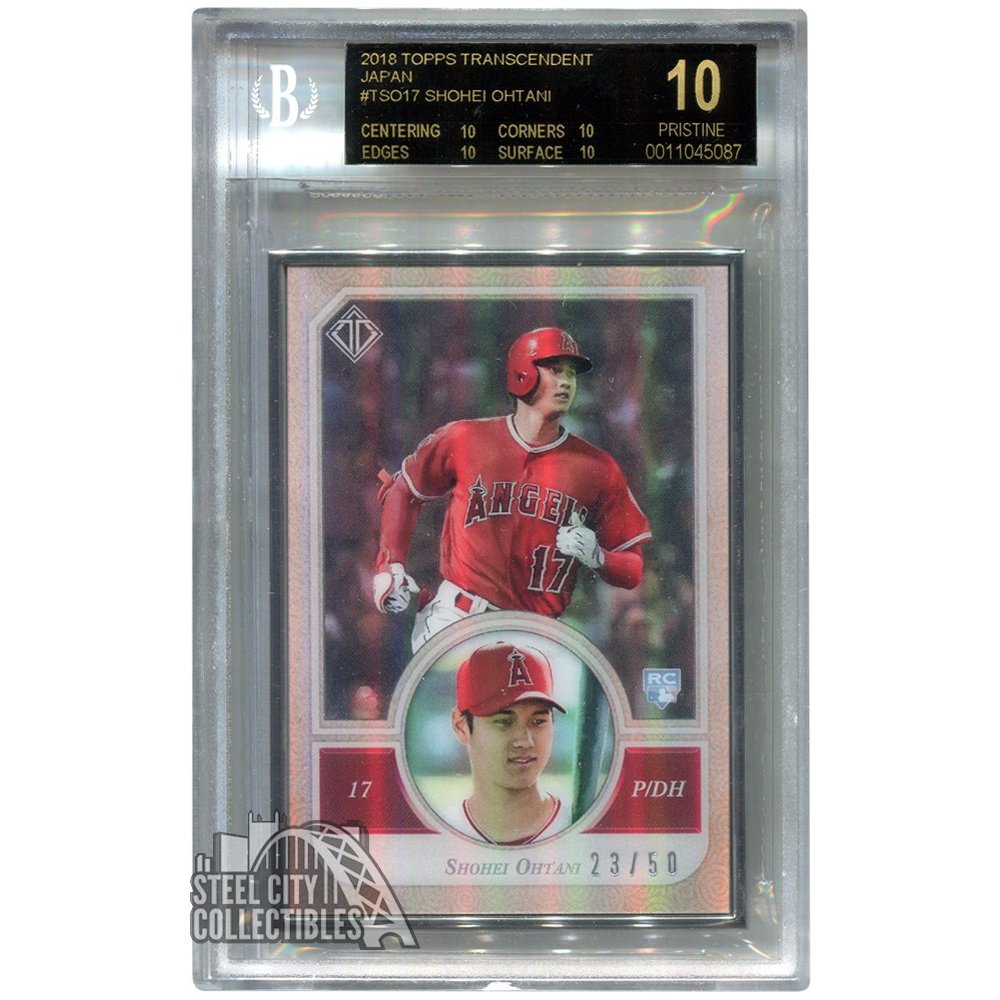 Shohei Ohtani 2018 Topps Transcendent Japan Rookie 23/50 TSO17 - BGS 10 ...