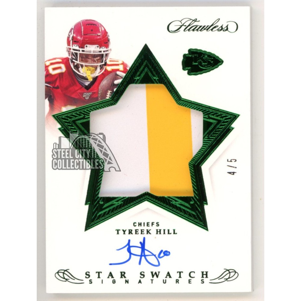 Tyreek Hill National store Treasures Autograph Card