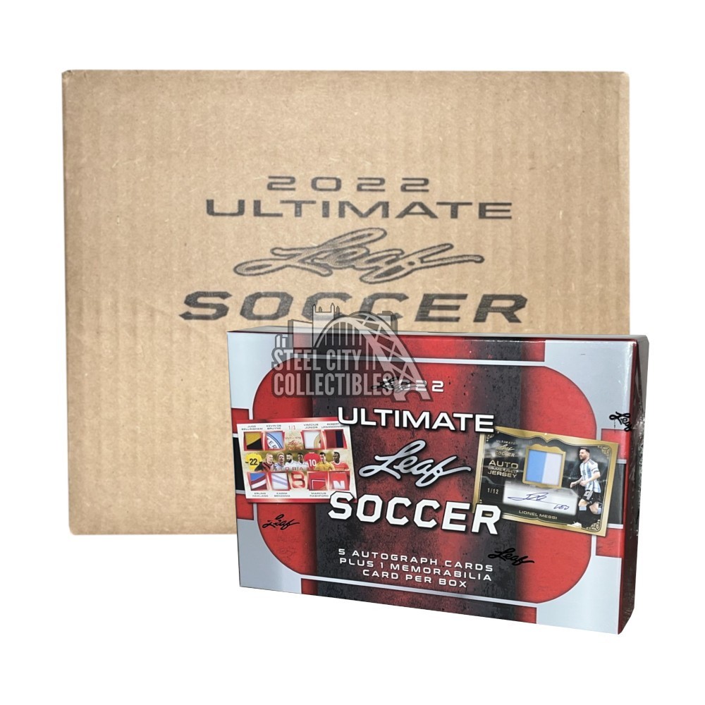 2022 Leaf Ultimate Soccer Hobby 10Box Case Steel City Collectibles