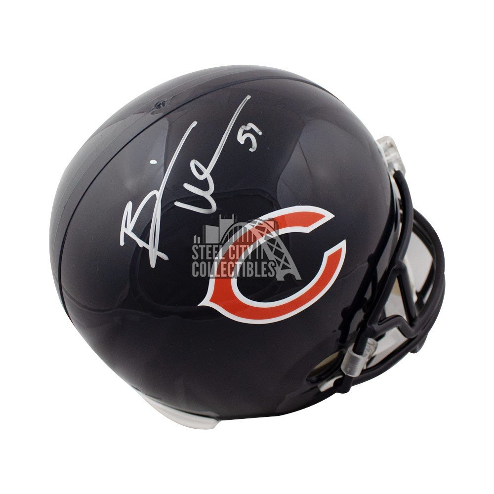 : Dick Butkus Chicago Bears Autographed Riddell Speed Flat White  Alternate Speed Authentic Helmet with HOF 79 Inscription - Autographed  NFL Helmets : Collectibles & Fine Art