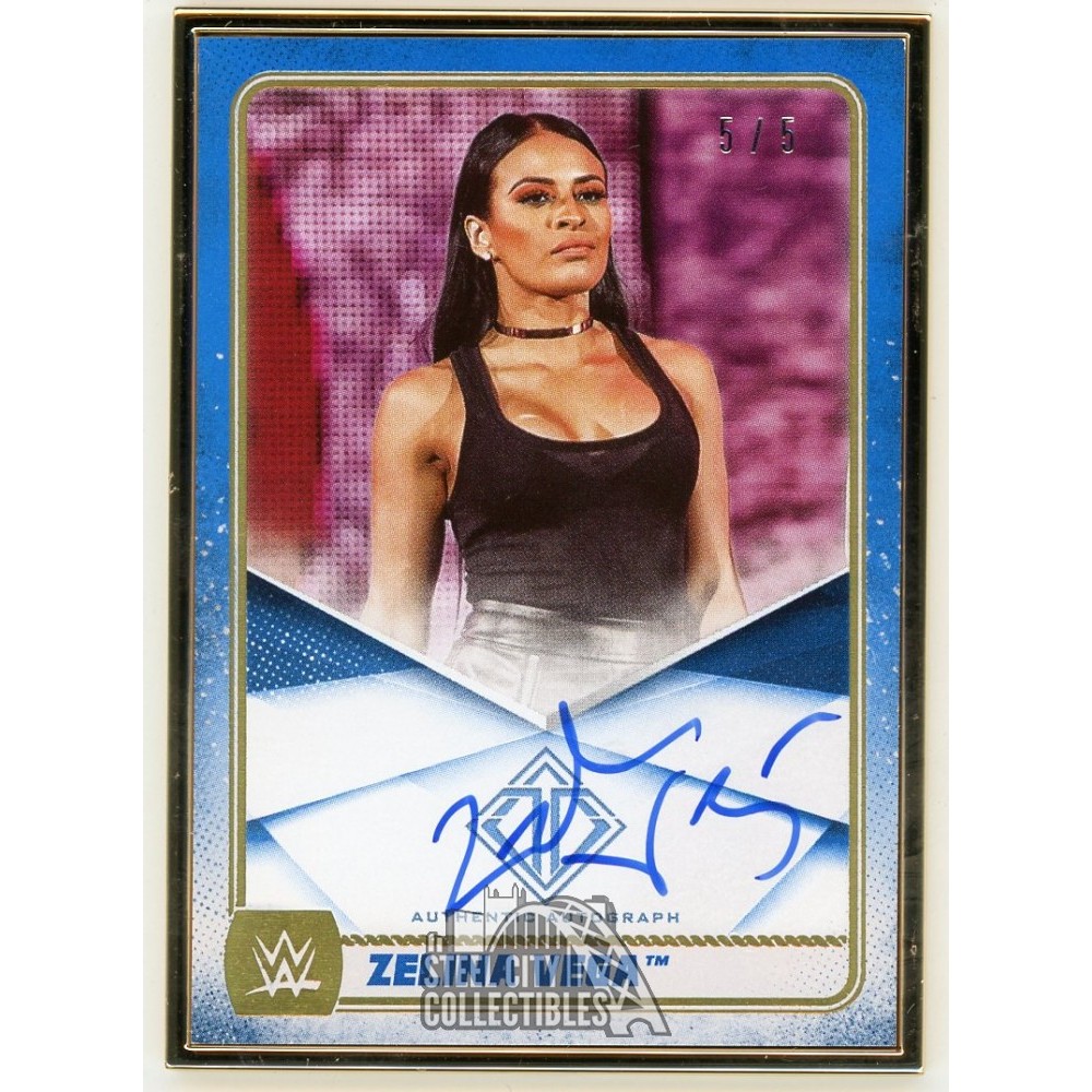 Zelina Vega 2020 Topps Transcendent WWE Autographed Card /5 | Steel ...