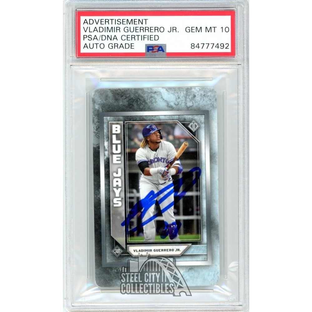 Vladimir Guerrero Jr. Autographed 2022 Topps Jersey Number Card