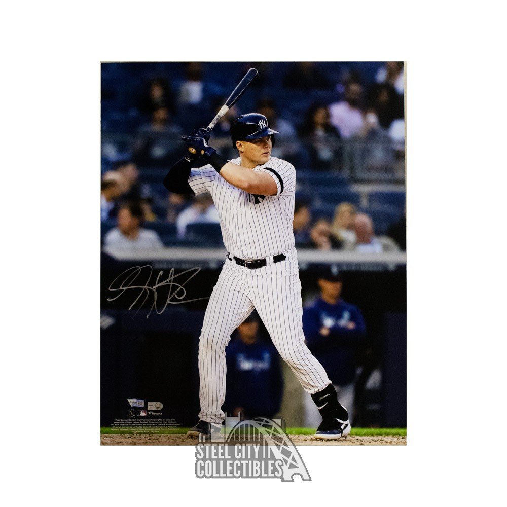 Luke Voit Autographed New York Yankees Replica Full-Size Batting