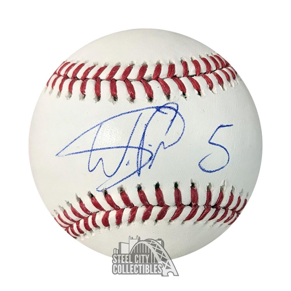 Wander Franco Autographed Tampa Bay Custom Blue El Patron