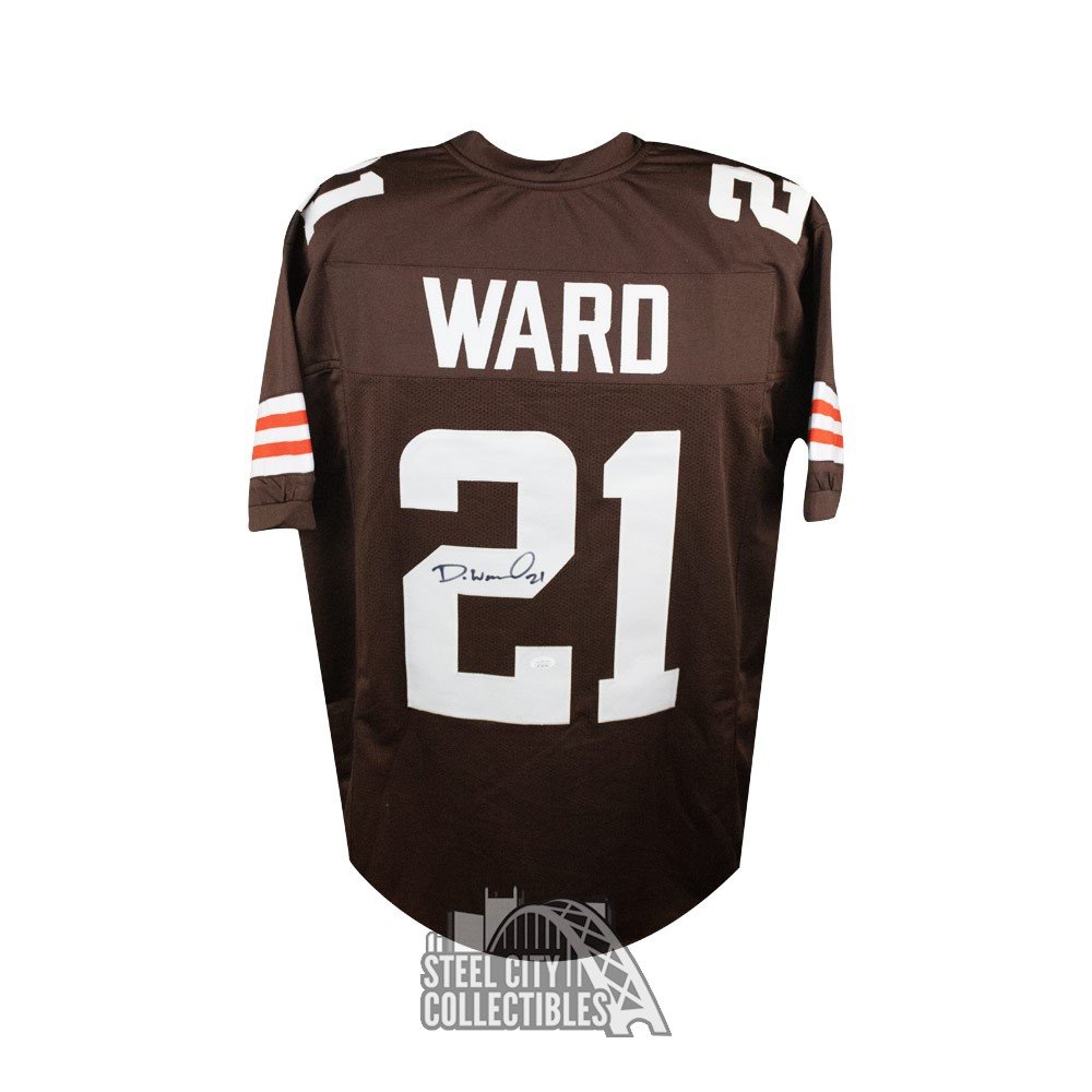 Cleveland Browns Nike Game Road Jersey - White - Denzel Ward - Youth