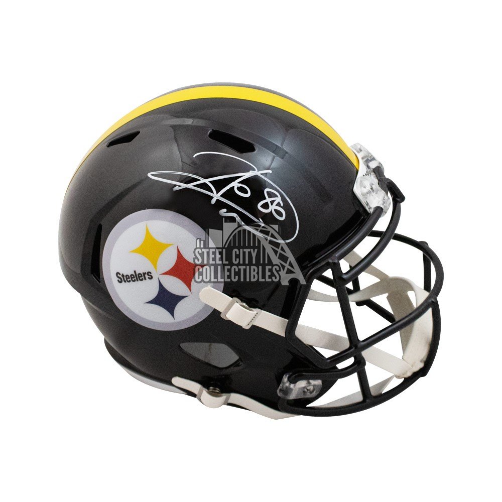 Hines Ward Autographed Pittsburgh Steelers AMP Replica Full-Size Football  Helmet - BAS COA