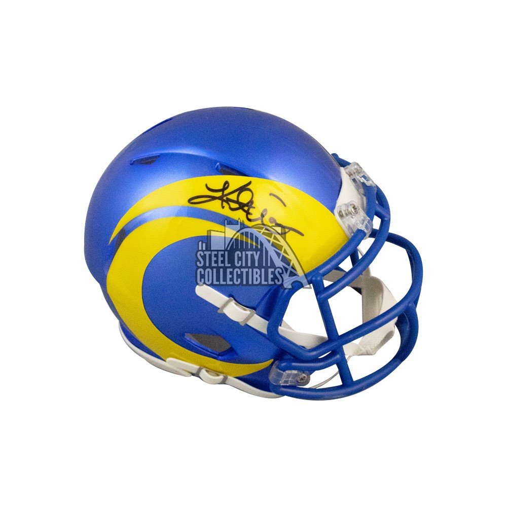 Kurt Warner Autographed St Louis Rams 2020 Speed Mini Football Helmet - BAS