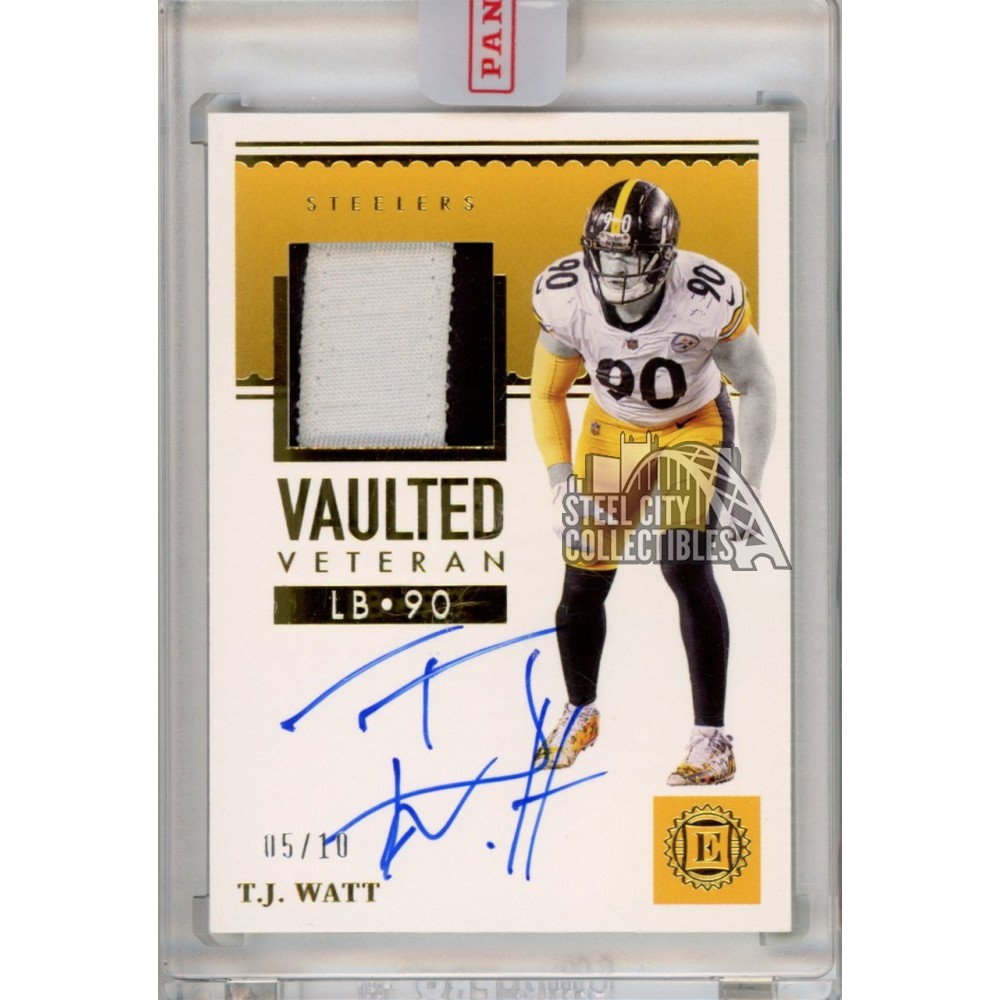 TJ Watt popular 2021 Panini One Auto Autograph One Man Show #/15