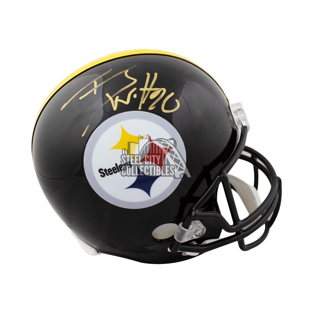 T.J. Watt Signed Steelerse Full-Size Helmet (JSA COA & Watt