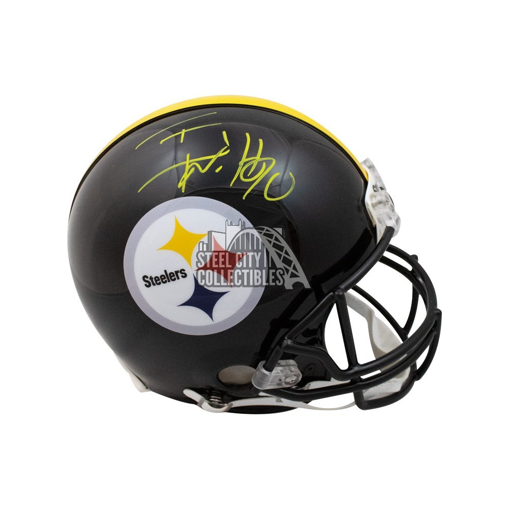 TJ Watt Pittsburgh Steelers Signed Pittsburgh Steelers Full-sized Speed  Chrome Helmet 29596 (BAS COA)