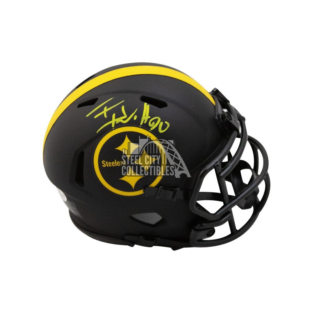 TJ Watt Pittsburgh Steelers Signed Eclipse Mini Helmet 1 (BAS COA) —  Ultimate Autographs